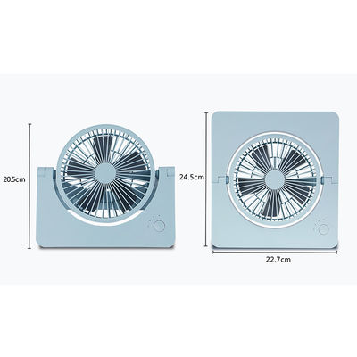 3 Gears Usb sạc được Quạt di động Luồng gió lớn Pin 4000mAH DC 5V