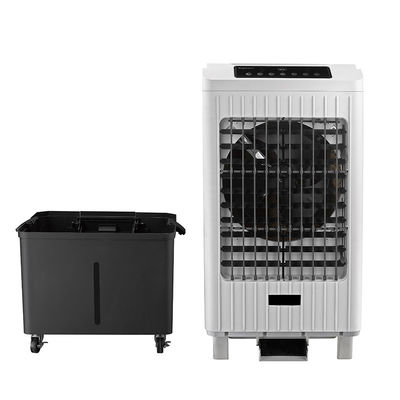 Plastic Portable Water Air Cooler  110W 45L Water Tank 55m2 Applicable area