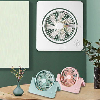 Quạt cá nhân di động để bàn có thể sạc lại Tiếng ồn thấp hơn với 7 cánh